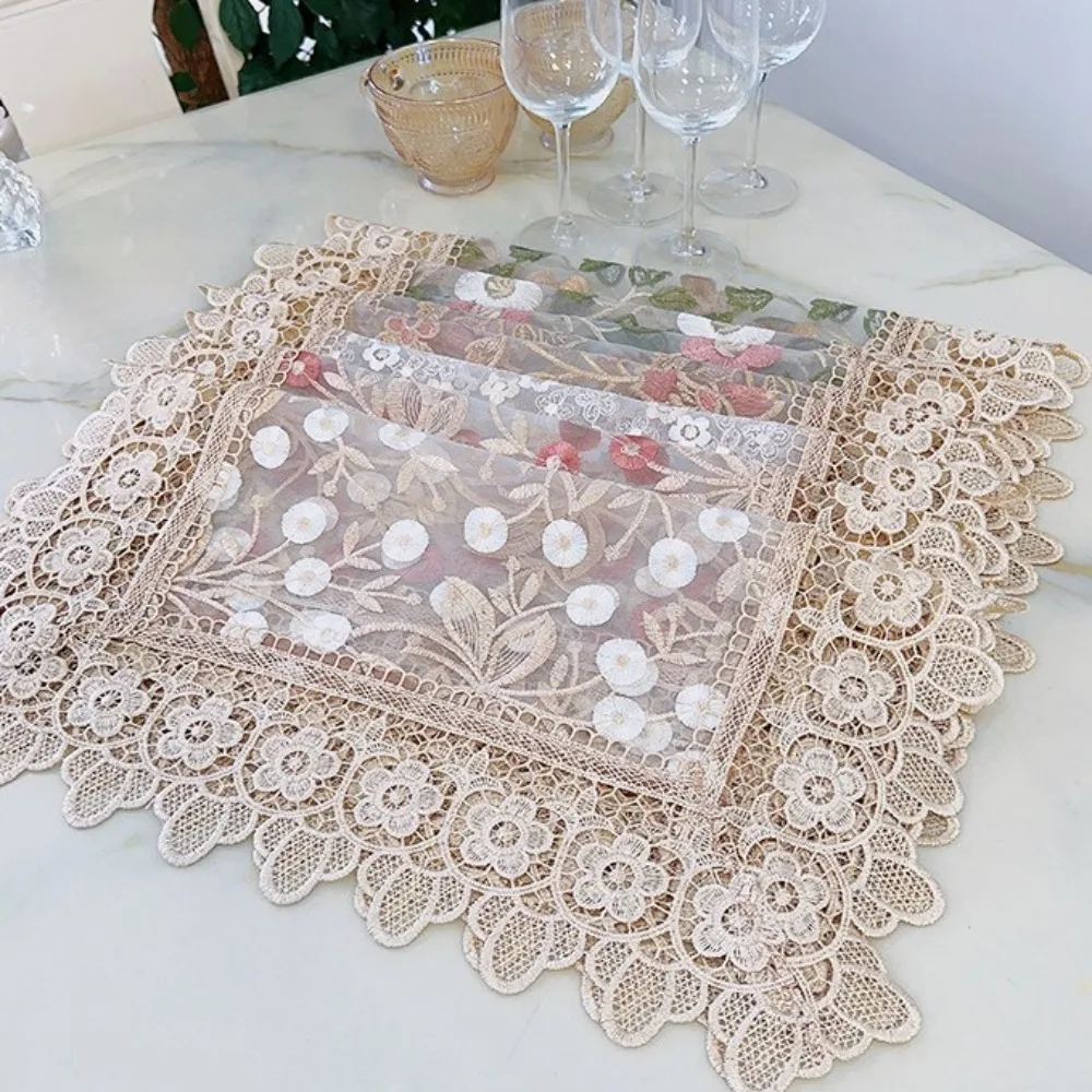 

Elegant Tea Set Cover Cloth Dust-Proof Material Household Use Dust-Proof Cloth Decorative Washable Tea Tray Cover Tea Ceremony