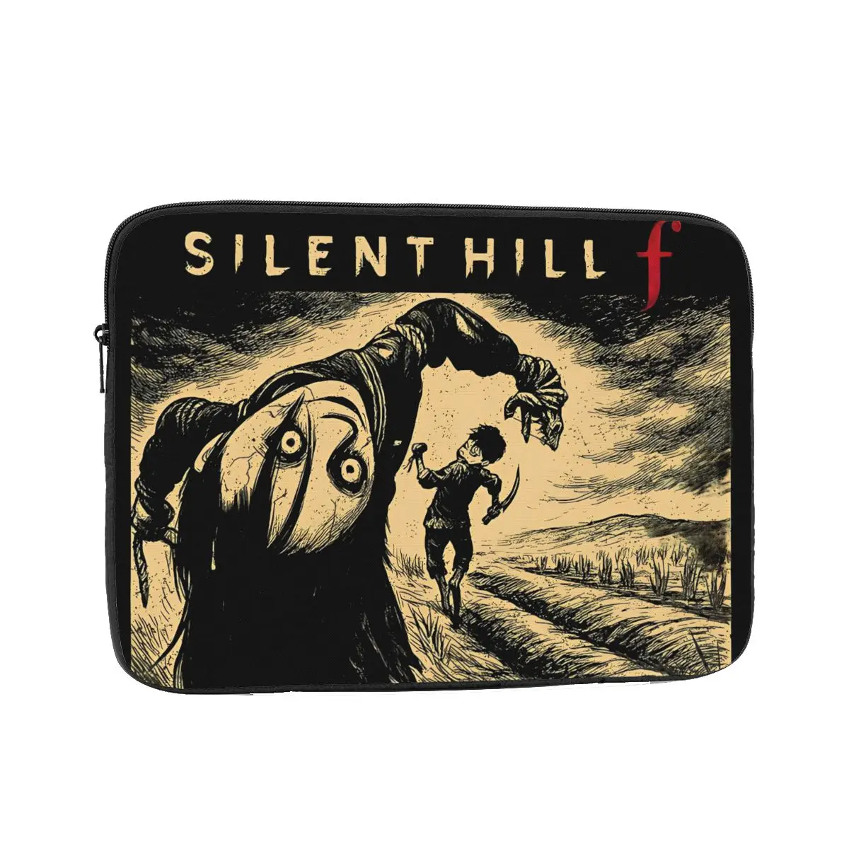 Silent Hill F Horror Survival Game Laptop Sleeve Cover Bag for Macbook Notebook Liner Sleeve Tablet Shockproof Case Bag