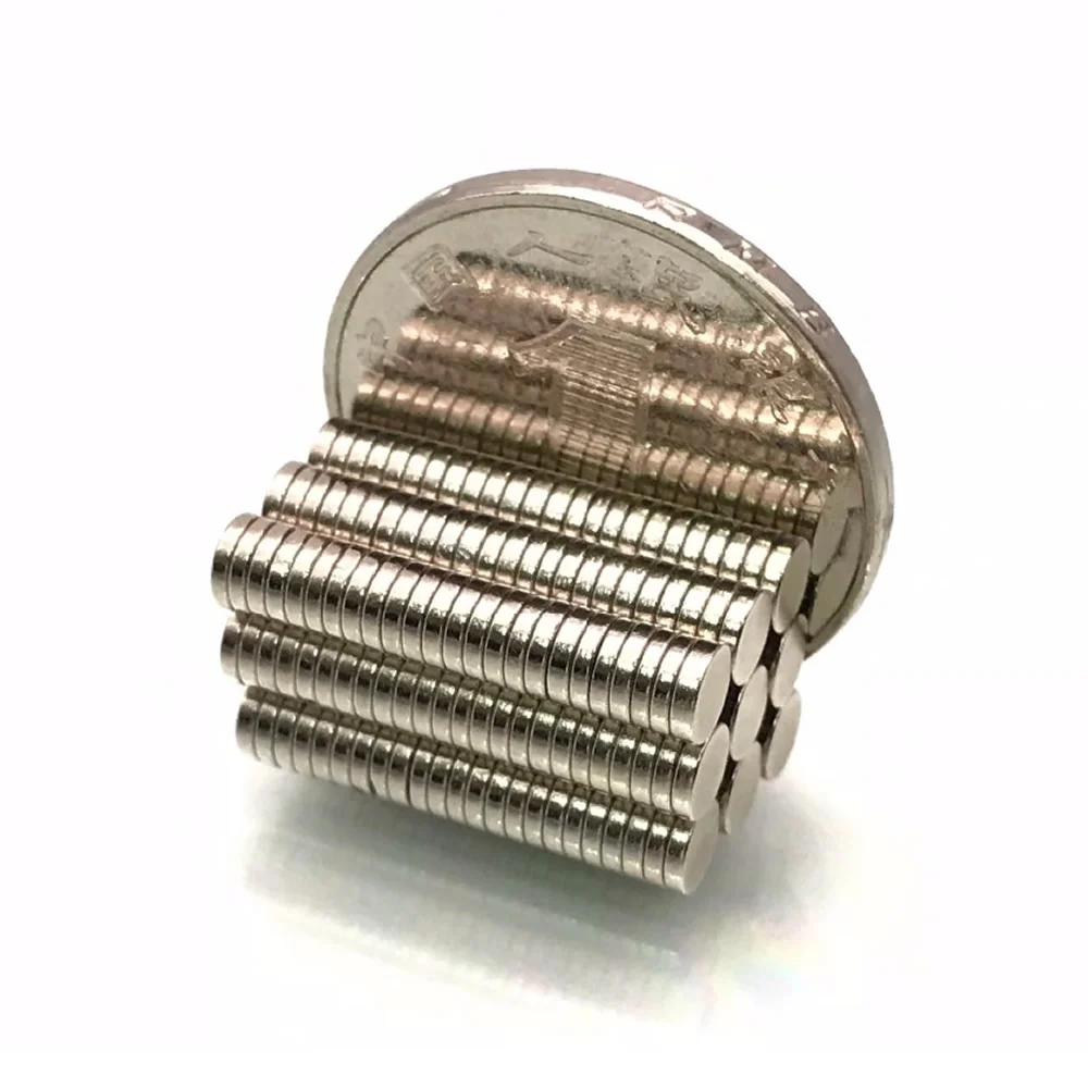 100pcs. 4x1 Round Neodymium Magnet Small 4mm x 1mm N35