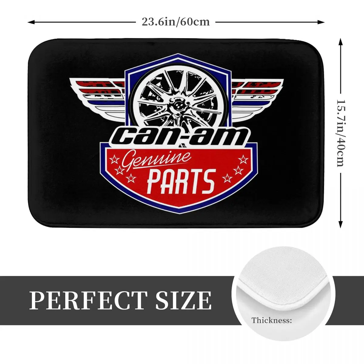Can-Am BRP Motorcycle Doormat Kitchen Entrance Home Floor Mat Non-slip Carpet Rug for Bedroom Footpad Mats