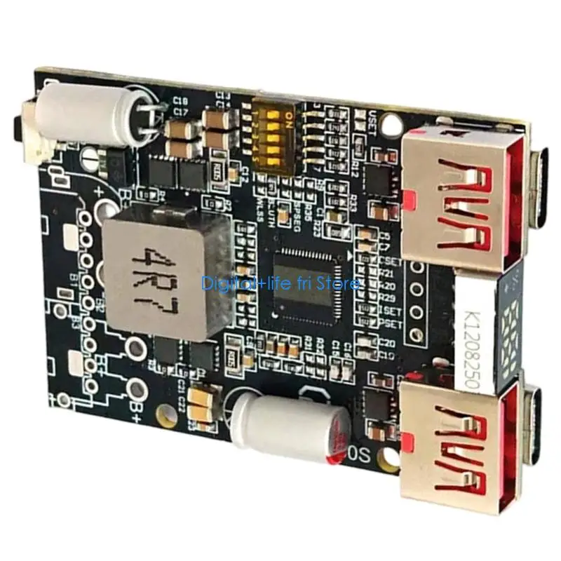 E06D 2-7S 100W Fast Charging Module Mobile Power Motherboard Support PD2.0 3.1 For Outdoor Backup Power Energy Storage