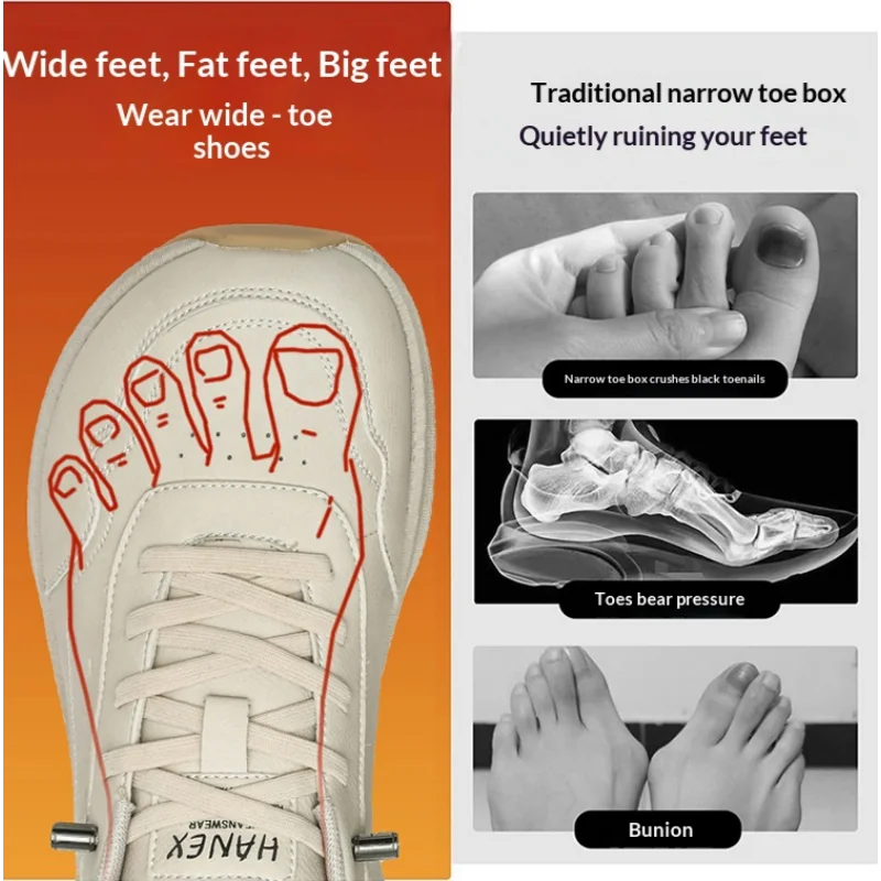 Brand new men's barefoot shoes, walking sneakers, marathon running shoes, jogging fat wide-footed shoes size 39-47