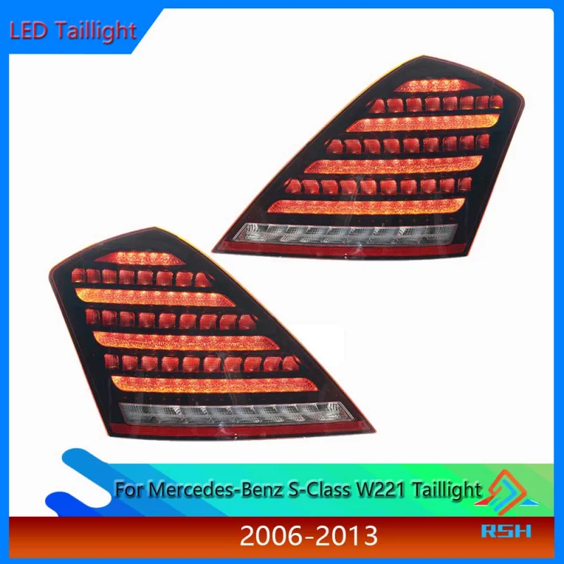 

Car Taillight Assembly For Mercedes-Benz S-Class W221 2006-2013 Modification LED Driving Light Flow Turn Signal Plug And Play