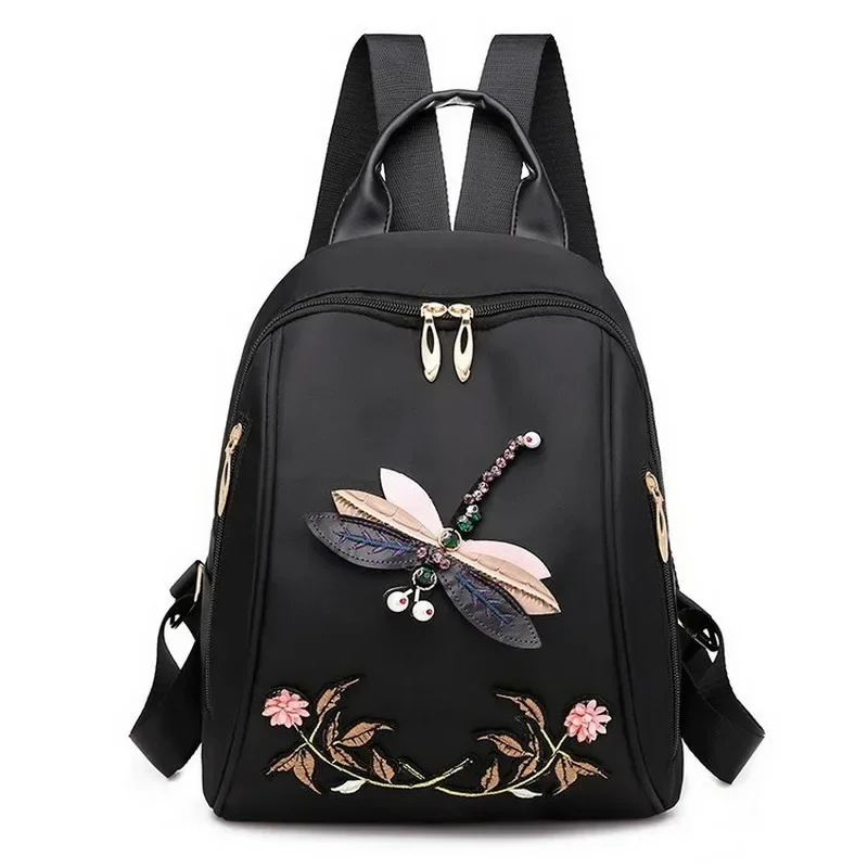 2022 Summer Casual Oxford Women\'s Backpack High Quality Student Girls School Bag Lady Travel Backpack Backpacks