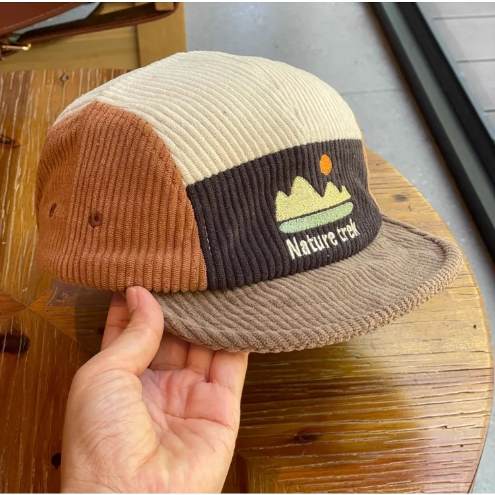 قبعة قصيرة الحافة بخمسة ألواح  - مراجعة Corduroy Cap 5 Panel وسعره