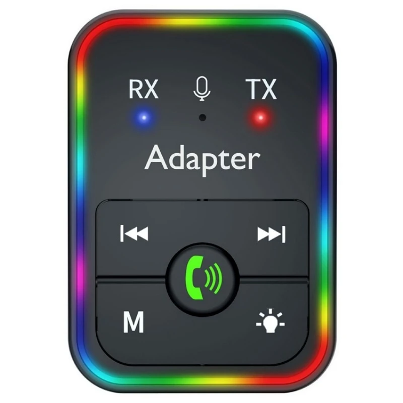 Q9 Support TF Card Playback 2-in-1 Bluetooth 5.3 Wireless Transmitter / Receiver MP3 Player