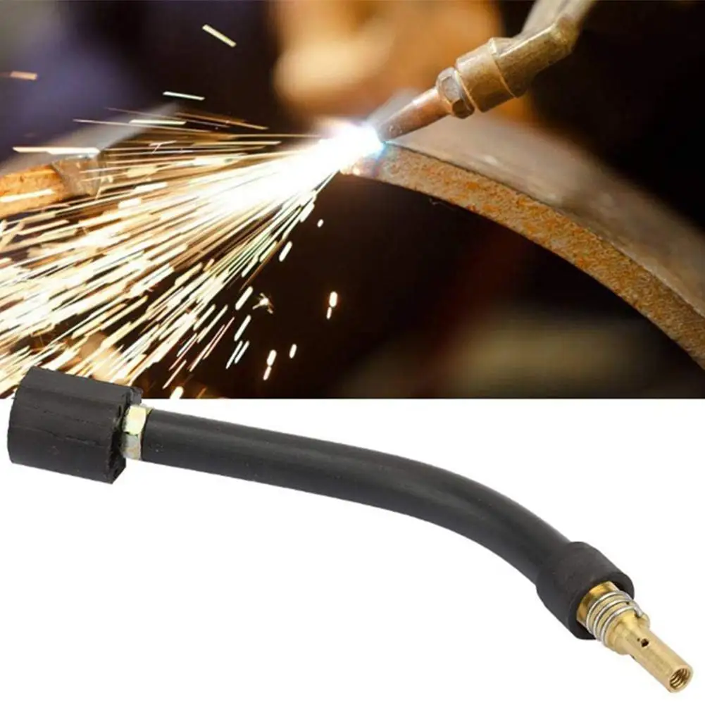 Imagem -02 - Mig Welding Machine Soldagem Ferramenta Acessórios Pin Contato Cotovelo Thread Ponto Flexível Gooseneck Bico Y0d5 0.8 mm Mb15ak