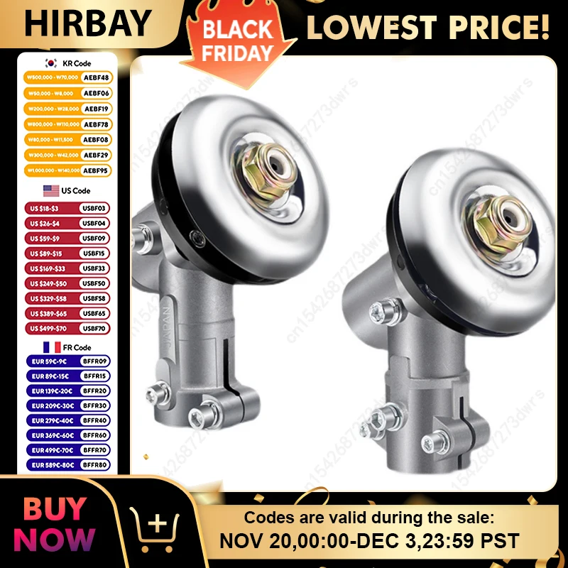 Lawn Mower Working Head Universal Imported Original Lawn Mower Working Head Gear Box Cutter Head Brush Cutter Accessories