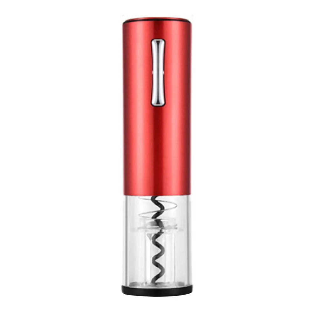 

1pc Electric Opener Professional Aluminum Bottle Opener Transparent Body Foil Detachable Base CD Pattern