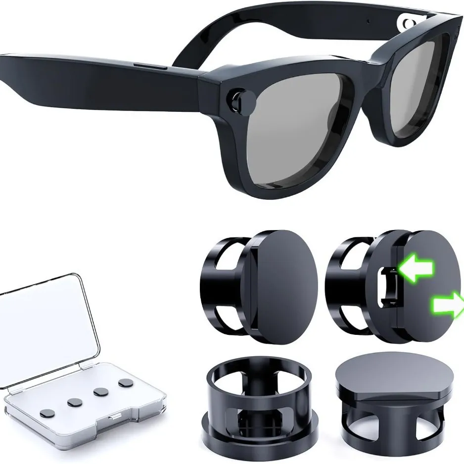 Shading Stickers For Wayfarer/Skyler/Headliner/Display & Oakley HSTN Smart Glasses Record Video Privacy Cover