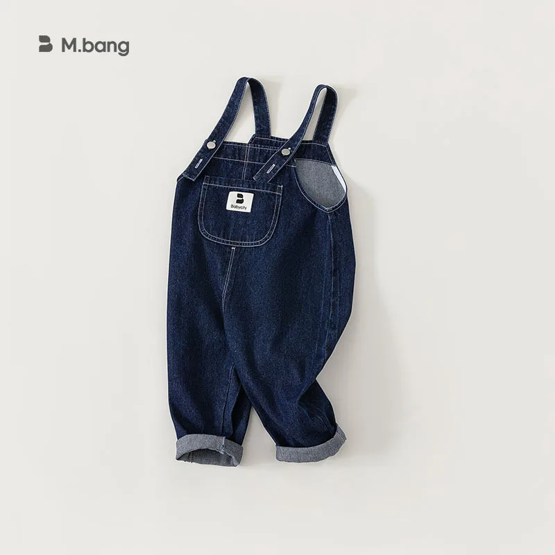 Kid Overall Girl Pants Boy Spring Wear Korean Style Overpants Jeans Spring and Autumn Children Children Fashion Clothing