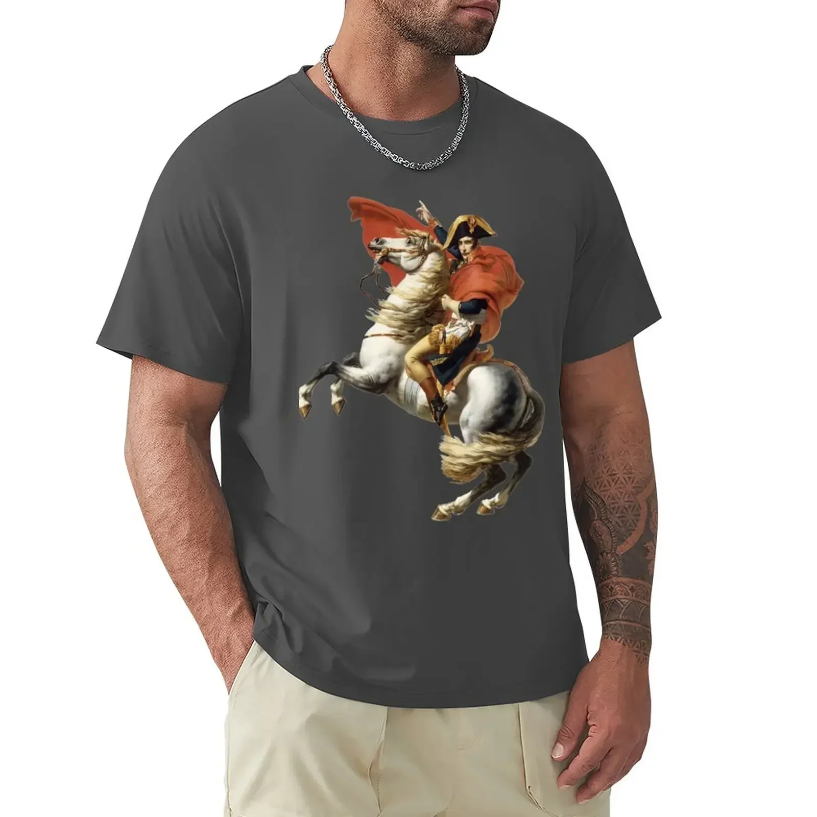 Napoleon Art Delacroix Inspired T-Shirt quick-drying shirts graphic tees anime t shirts for men graphic