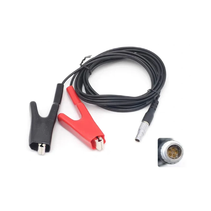 GPS Power Cable Hi Target PW-2T-2m Alligator Clip GPS Cable Instrument Parts & Accessories for Rtk Surveying