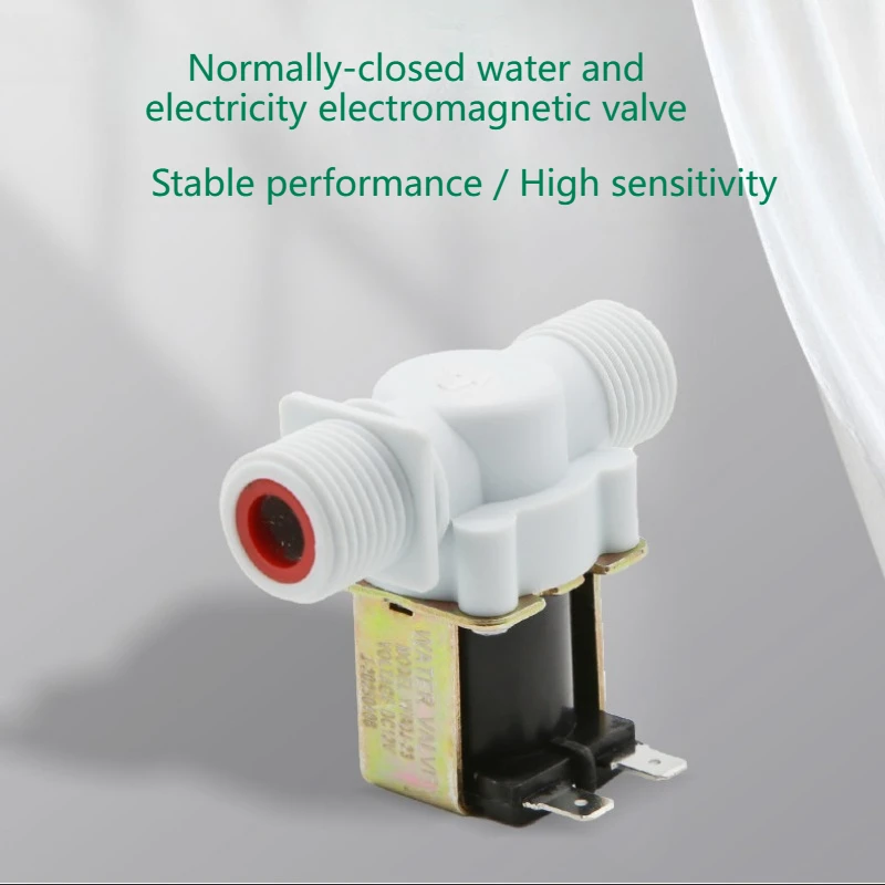 4-position normally-closed water inlet solenoid valve, water purifier drinking water solenoid valve, G1/2 thread type