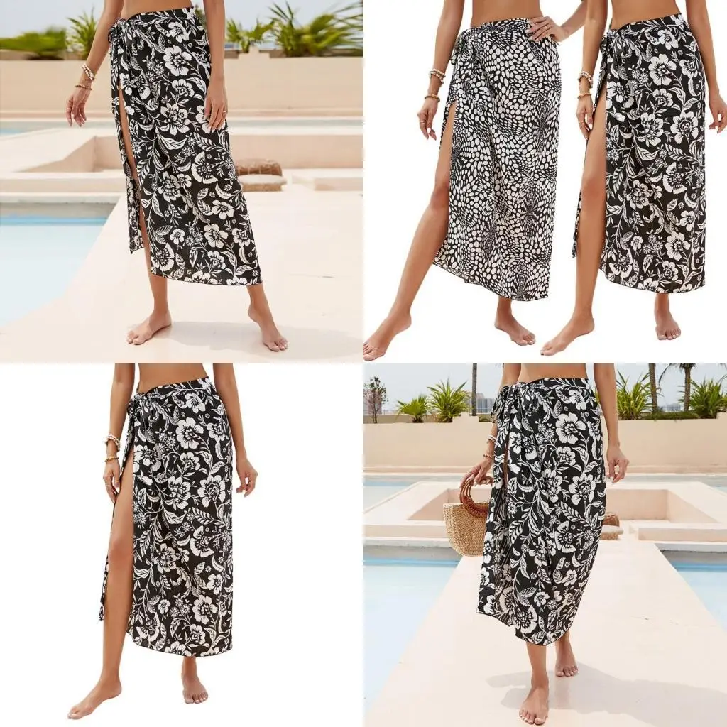 

Y1uc sarong-swimsuit coverpup для женщин с печать