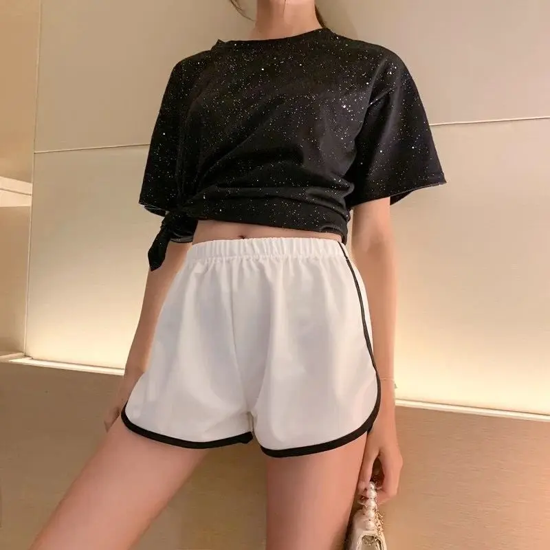 

Sleep Bottoms Women Oversize Cotton Empire Sexy Elastic Waist Casual Running Pajama Shorts Ulzzang Mujer Trousers Jogger Stylish