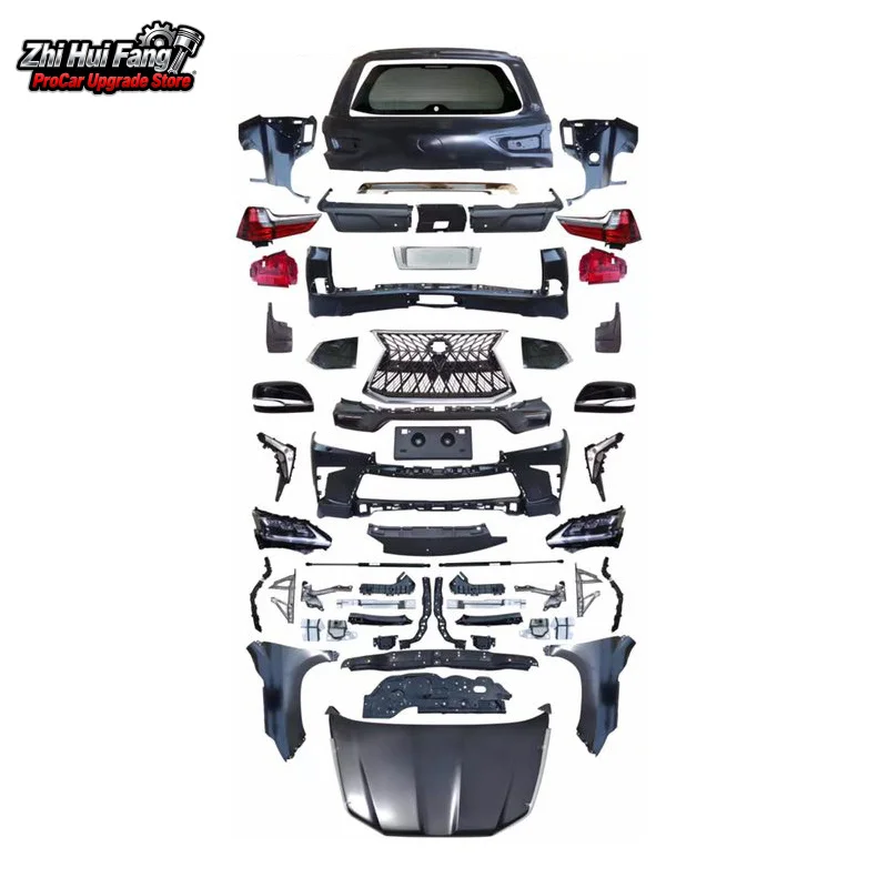 

Подходит для Lexus LX570 2008-2016, обновление до 2020, новая модель автомобиля, комплект кузова, решетка переднего бампера