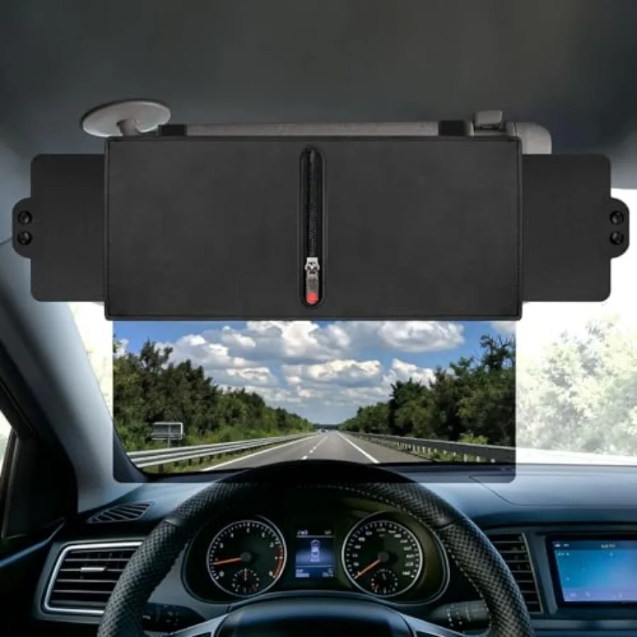 

Sun Visor Extender for Car Polarized, UV400, PC Lens, 2 Side Sunshade,Car Visor Extender Sun Blocker, Visor Extender Attachment