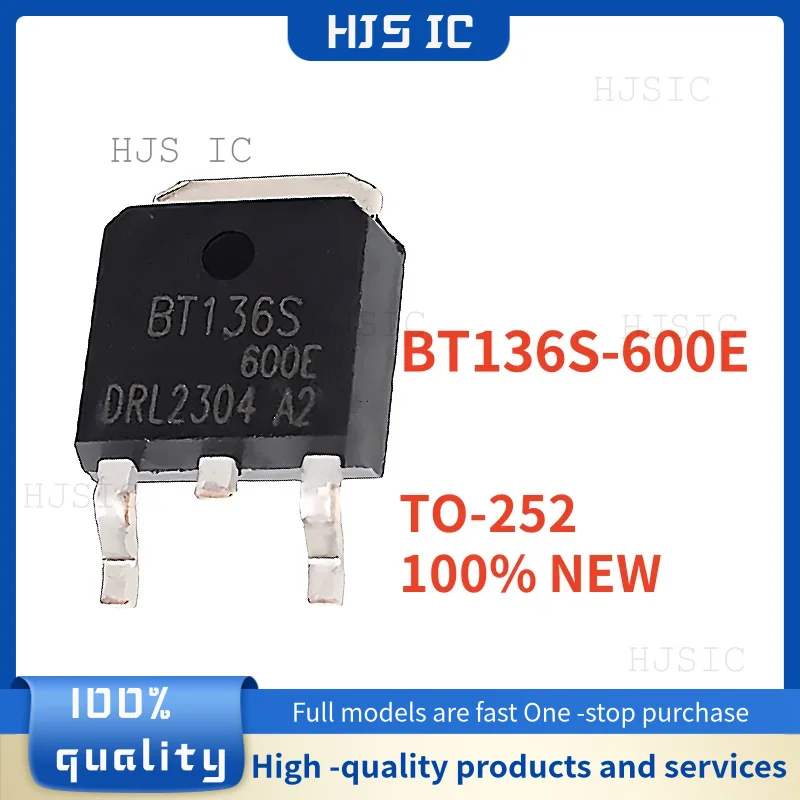 10PCS NEW BT136S-800E BT137S-600E BT137S-600D BT137S-800E BT138S-600E BT138S-800E BT139S-600E BT139S-800E BT136S-600E TO-252