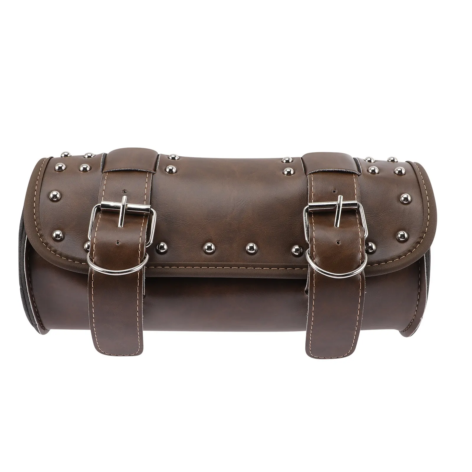 

Ergonomic Motorcycle Handlebar Bag PU Tool Organizer Waterproof Shockproof for Travel Motorcycle Handlebar Bag