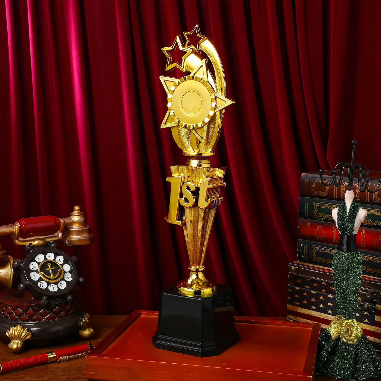 

1st Trophies Award Cup Plastic Gold Sports Soccer School Celebration Ceremony Competition Kids Winner