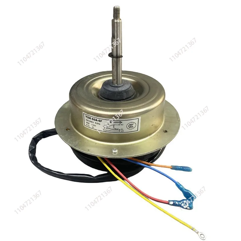 

Suitable for 3 horses, air conditioner outdoor unit fan motor cooling motor YDK-60A-6F reverse 60W