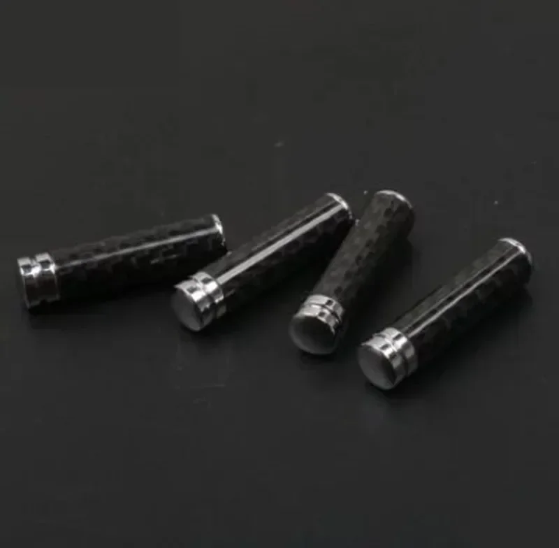 Carbon Fiber Door Lock Caps Pin for Volkswagen VW Rline Sagitar CC Lavida POLO Bora Lamando Passat Golf Santana Jetta