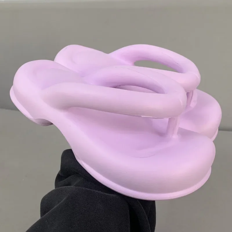 

Шлепанцы женские на высоком каблуке, Нескользящие сандалии из ЭВА, дышащие мягкие, базовые, для ванной комнаты, пляжа, дома, елочка, летние Тапочки