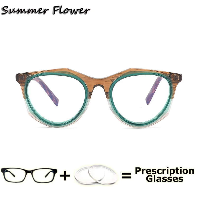 

Women Reading Recipe Customize Glasses Color Optical Eyewear Multifocal Prescription Progressive Lens Blue Light Glasses Female