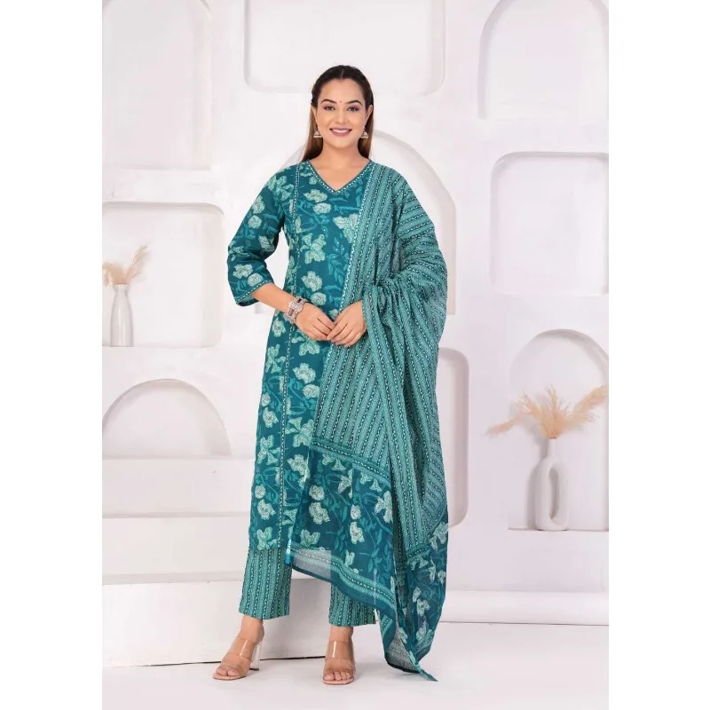 

Indian Wedding Salwar Kameez Suit Women's Party Wear Kurta Palazzo with Dupatta