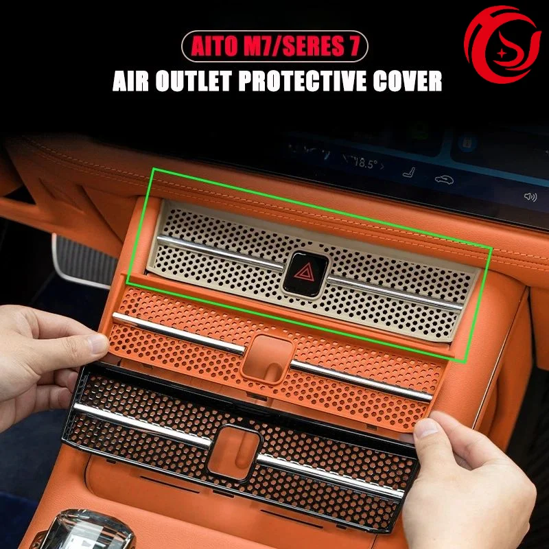 

For AITO M7 SERES 7 Central Control Air Conditioning Outlet Mask Buckle Car Decoration Accessories Interior Supplies