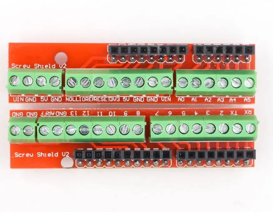 Плата расширения Study Terminal Screw Shield V2 (двойная опора) для разъема Arduino UNO R3