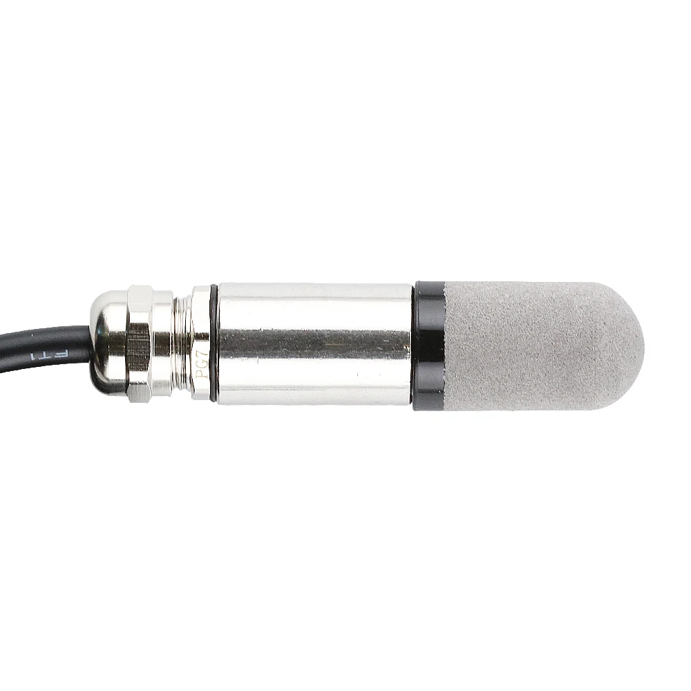 SHT30 Output RS485 Metal Head Steel Temperature Humidity Sensor Probe Cable Digital Capacitance Sensors I2C OEM 1M 2M 10M