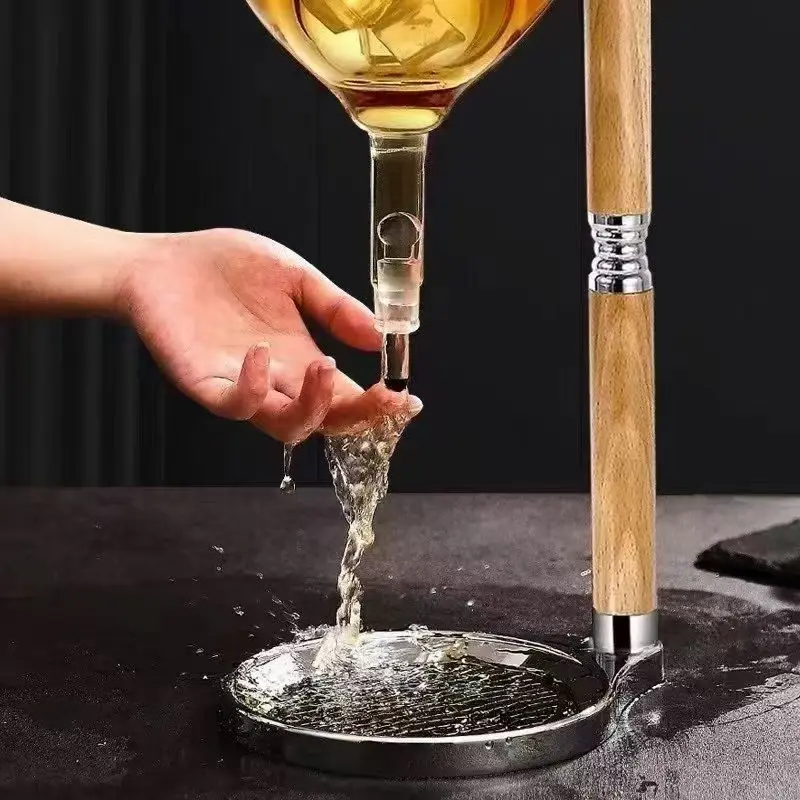 GIEMZA Ice Wine Rack Teapot Cooler Alcohol Restaurant Dispenser Jug Sake Liquor Whisky Vodka Advanced Decanter Tea Pot - view 6