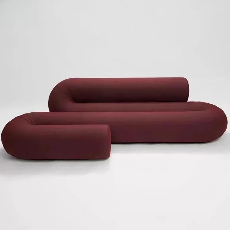 الفاخرة الحديثة الخفيفة، الإبداعية على شكل خاص، صف مستقيم شخصي، أريكة قماش