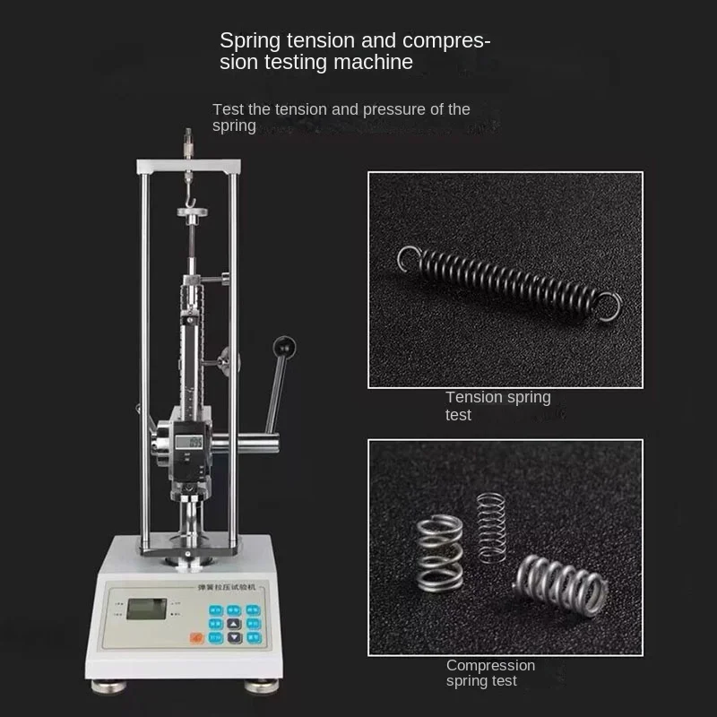 Digital Spring Tension Acompression Testing Machine Spring Compression Tension Pressure Push Pull Force Meter Spring Load Test