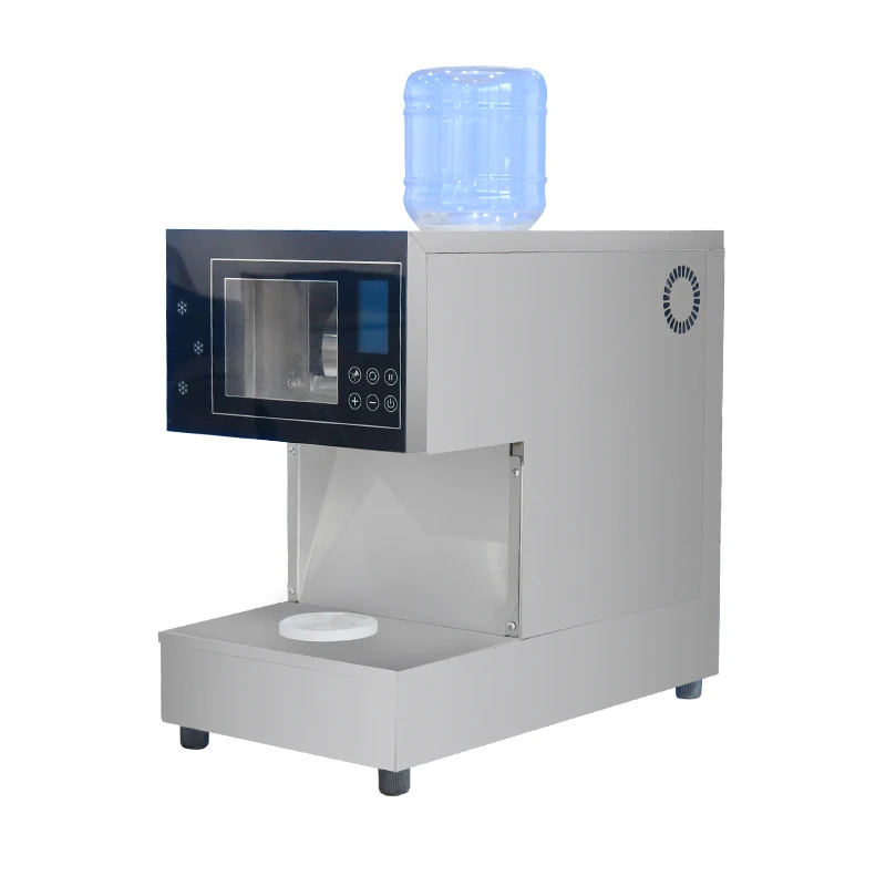 

160kg/24h Ice Crusher Snow Flake Ice Shaver Machine Commercial Automatic Snow Ice Maker