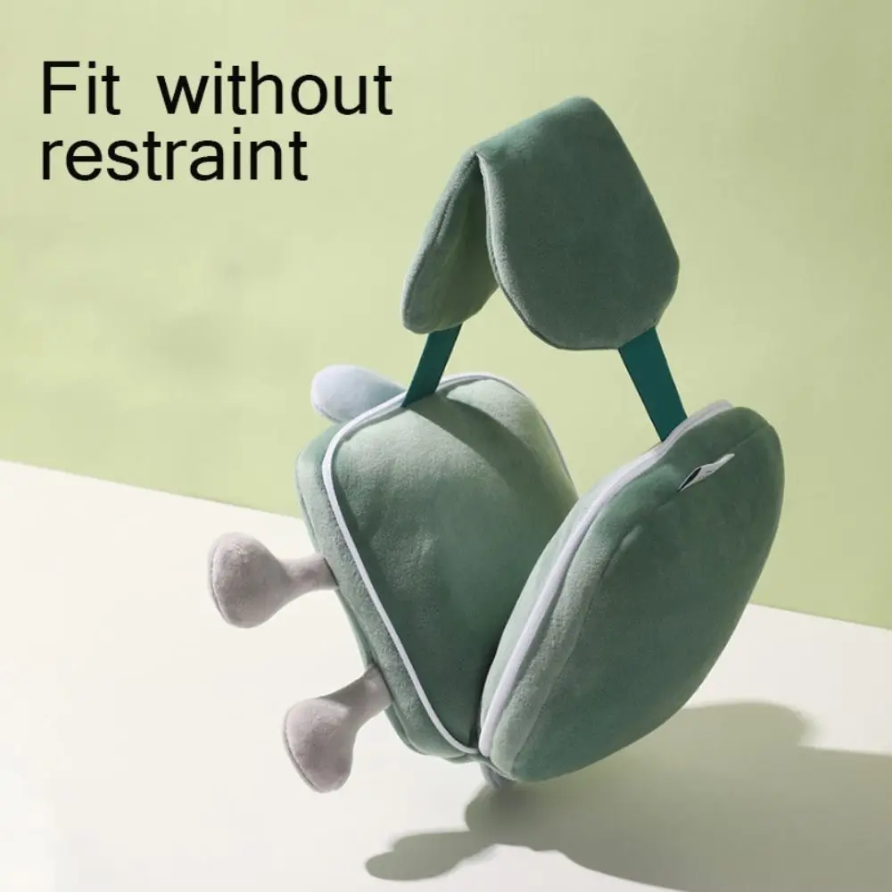 Moda Kawaii Cartoon Maschera per gli occhi Cuscino Morbido pieghevole 2 in 1 Maschera per gli occhi Fascia elastica Strumento per il sonno Cuscino pieghevole da viaggio Pausa pranzo