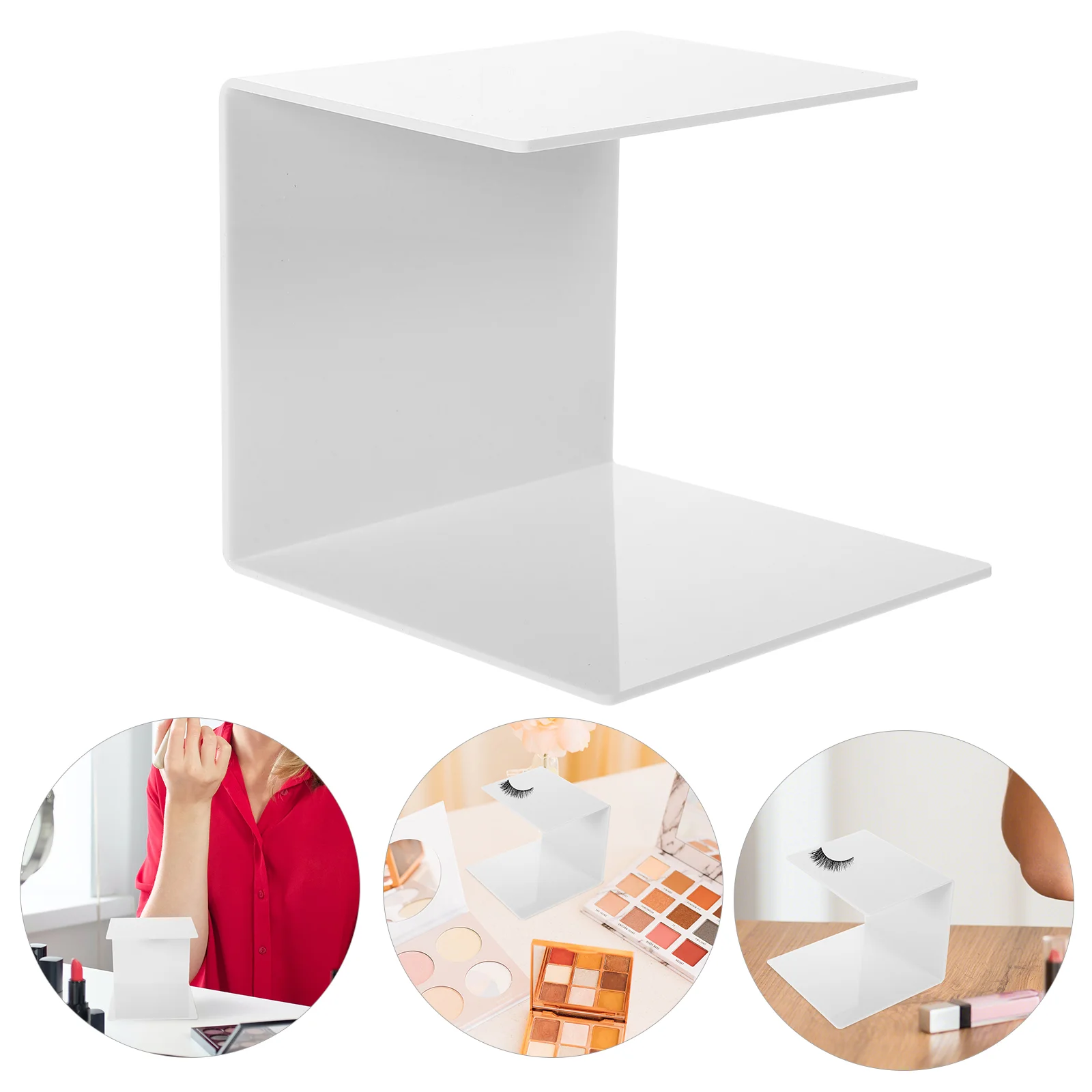 Tools Eyelash Pillow Grafting Stand Extension Tray Shelf Organizer for Console White Holder