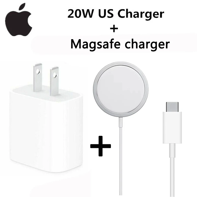 Original Apple Charger Magsafe Type C Magnetic Wireless Charger USB-C 20w Fast charger for iphone 16