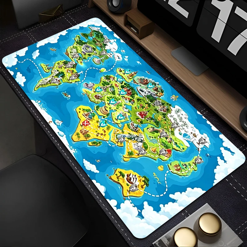 Esports Gaming Table - Tappetino per Mouse Grande con Mappa