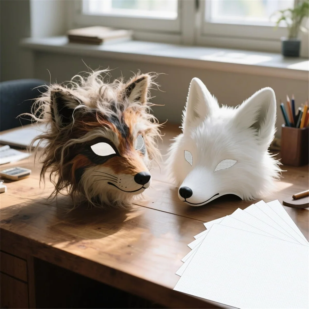 

SSR 20 Pcs Plastic PVC White Mesh Sheet Waterproof Printable for Mask Furry Cosplay Props Fursuits Sculpting Supplies