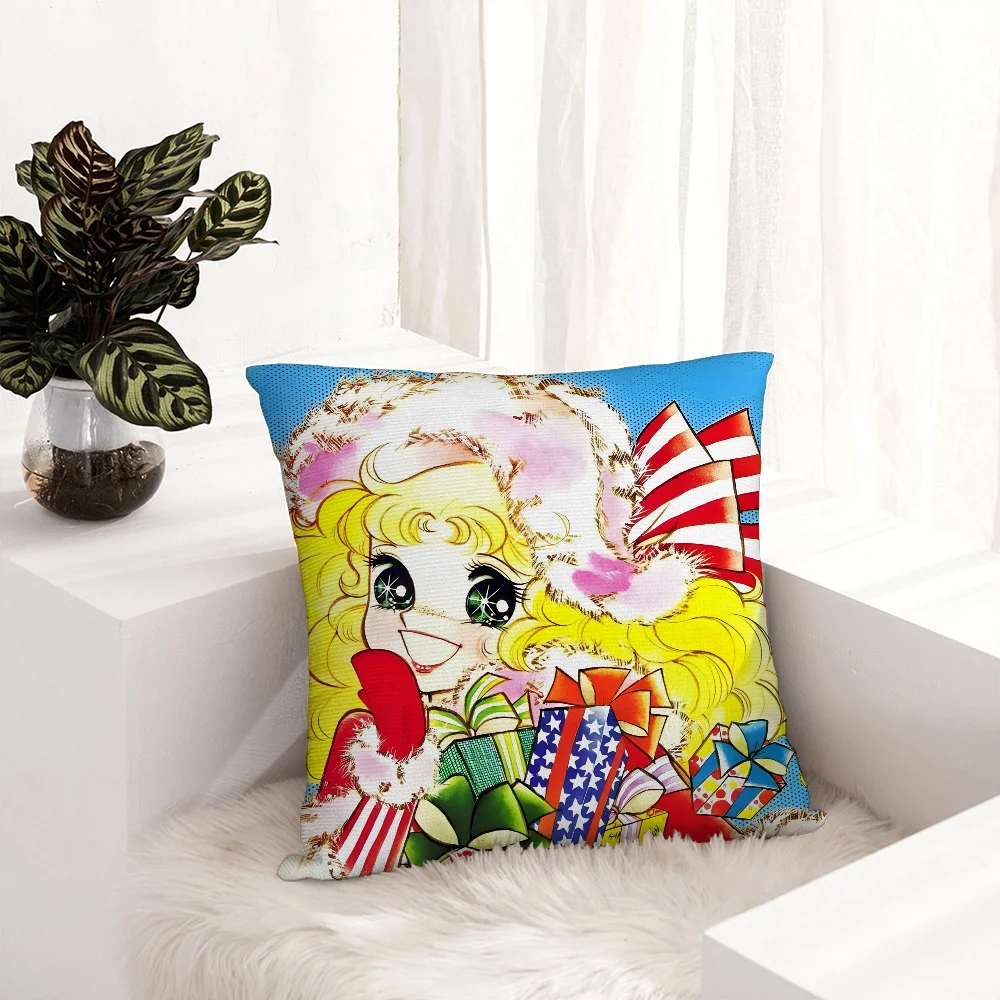 C-Candy C-CandyS Pillow Case Plush Fabric Soft  Pillowcase Double Sided Print Cushion Cover Household Gifts