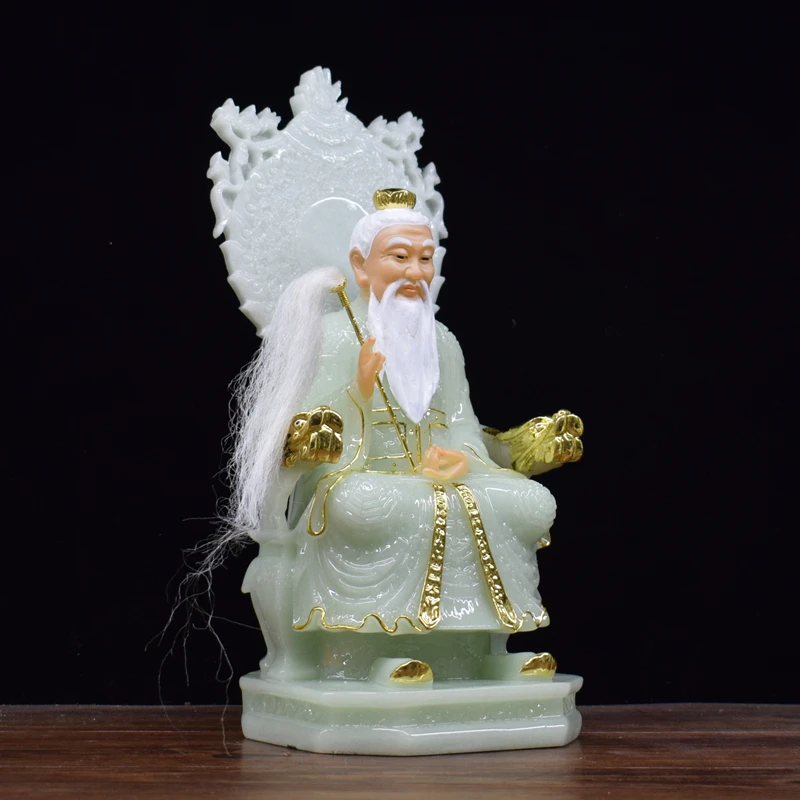 Wholesale Buddhism Taoism BUDDHA figure Asia HOME family SHOP Prosperity TAI SHANG LAO JUN God jade FENG SHUI statue