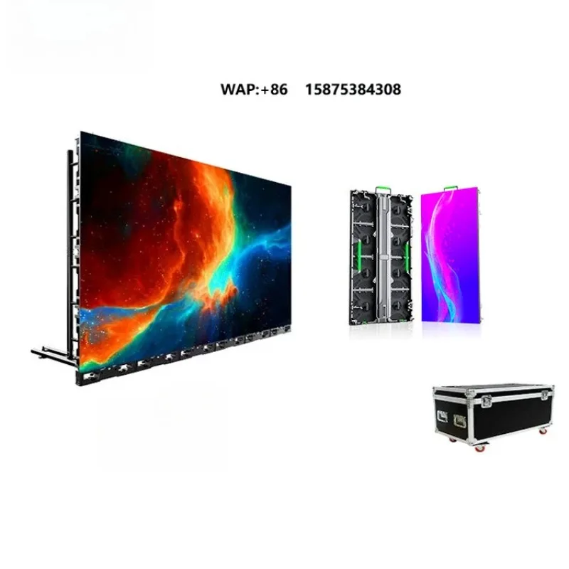 7000Nits 7680Hz Outdoor 60℃ Electric Billboard Led TV Video Wall Panel Building Advertising Flexible Led Display Screen Cabinet