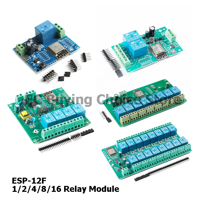 ESP8266 1/2/4/8/16 Channel Way Wireless Relay Module AC/DC ESP ESP-12F WIFI Development Board