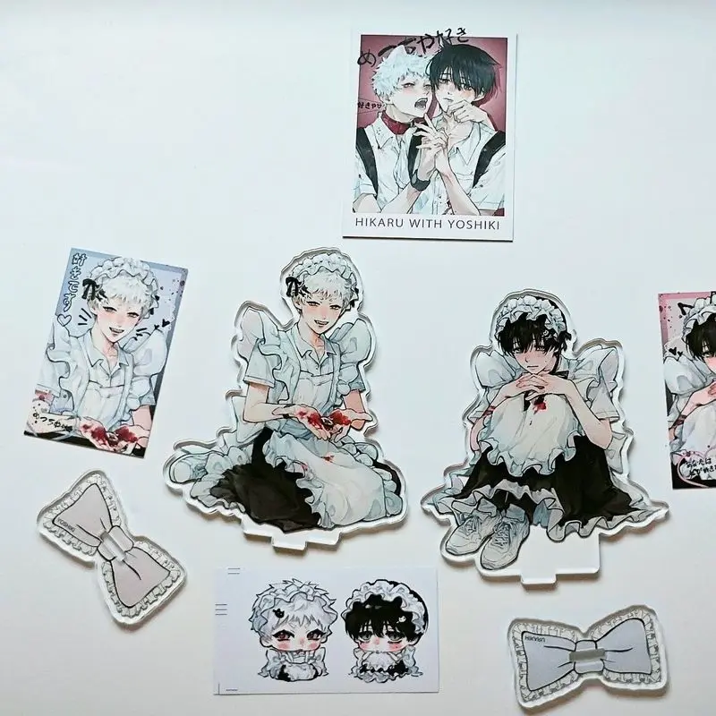 

В наличии 10 см летние Hikaru Died Tsujinaka Yoshiki аниме периферийные устройства акриловые настольные украшения для комнаты фанаты подарок на день рождения