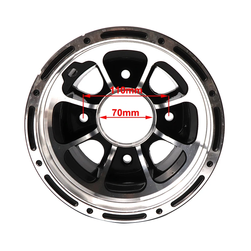 8 inch 19x7-8 18x9.50-8 front and rear wheel hub vacuum aluminum rims for four-wheel China ATV 4-wheel motorcycle ATV go-kart