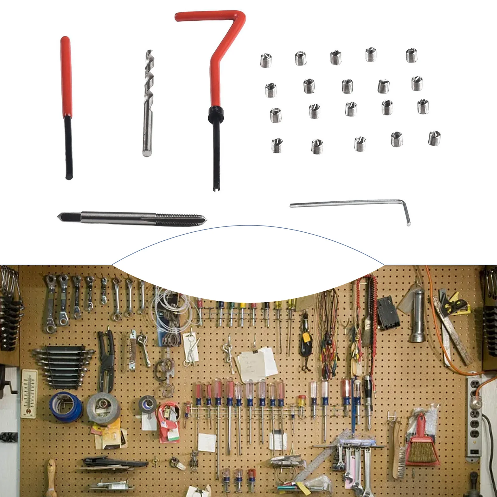 

Helicoil Thread inserts set Insert Kit Lug breaking tool M4*0.7 Repair Set Thread Thread tap Tool Wrench Brand new