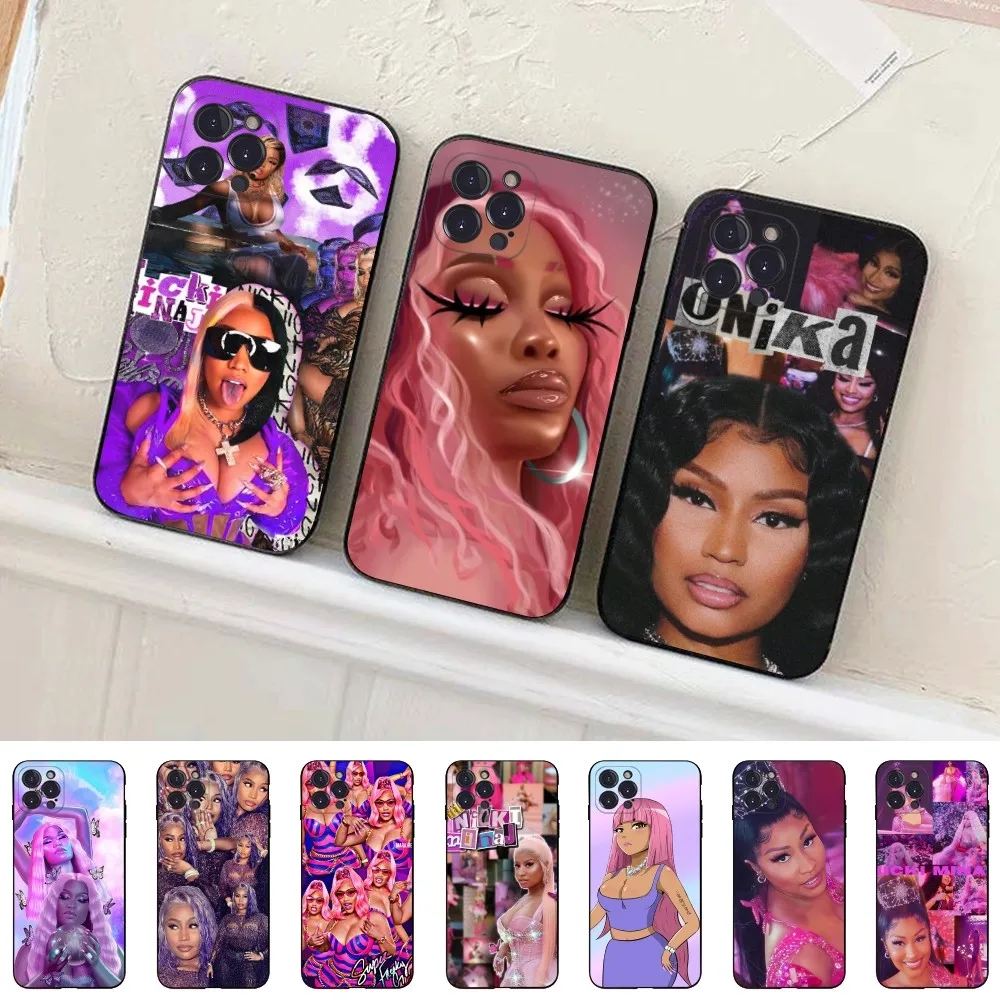 Nicki Minaj Rapper Phone Case Silicone Soft for iphone 15 14 13 12 11 Pro Mini XS MAX 8 7 6 Plus X XS XR Cover